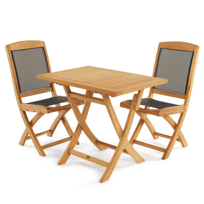 Table pliante en teck Colorado  rectangulaire 90 x 60 cm (36 x 24 po)
