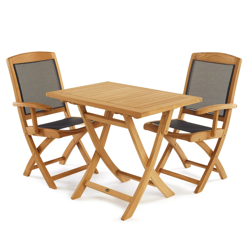 Table pliante en teck Colorado  rectangulaire 90 x 60 cm (36 x 24 po)