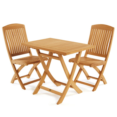 Table pliante en teck Colorado  rectangulaire 90 x 60 cm (36 x 24 po)