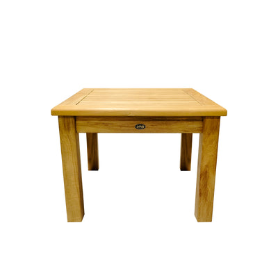Teak Side Coffee Table Asia Square 24"