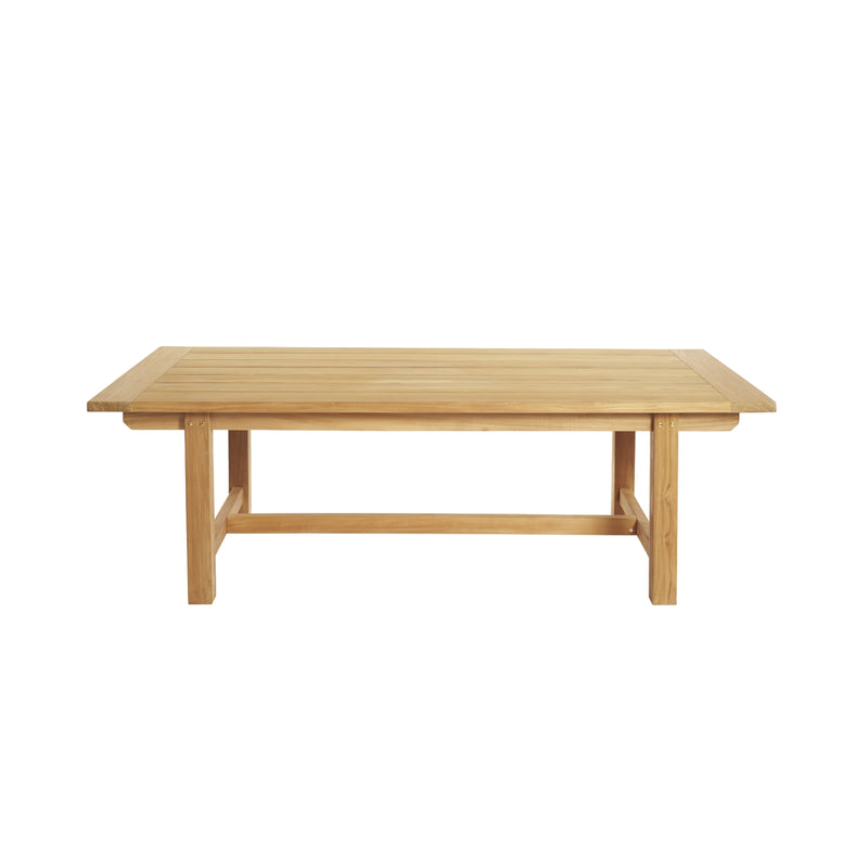 Table en teck rectangulaire Extreme 240 x 110 cm (95 x 43 po)