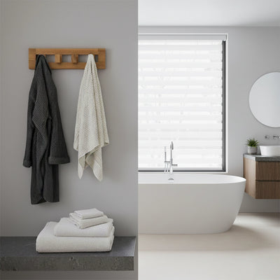 Teak 4-Hook Wall-Mounted Coat Rack