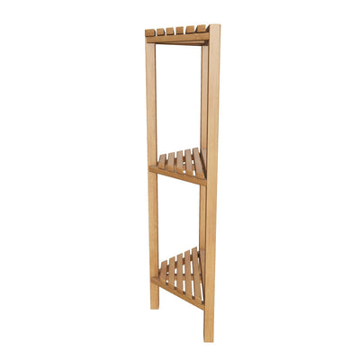 Étagère en teck Fiji 3 tablettes 90 cm (36 po)