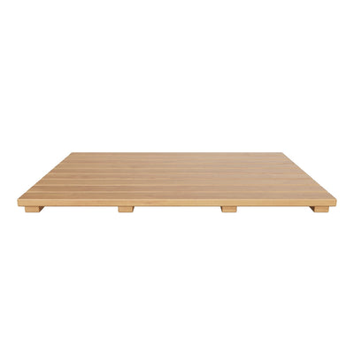Tuile en teck 25"X 18"(63,5 cm x 46 cm)