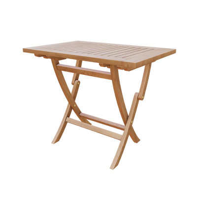 Teak Dining Folding Table Colorado - Rectangular 36 x 24" (90 x 60 cm)